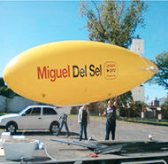 Globo aerostático de Campaña PRO, Miguel Del Sel