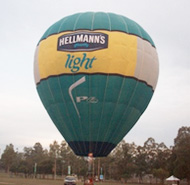 Globo aerostático de Mayonesa Hellmanns